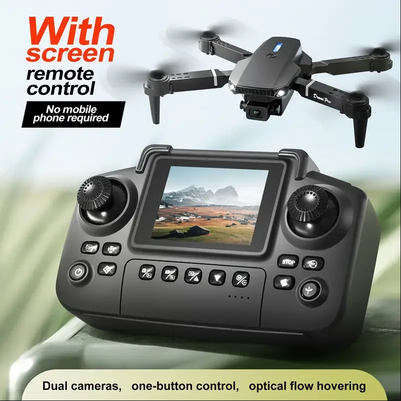 2025 E88 Drone HD Câmera dupla - Jjrc Drone X12 avaliação e preço