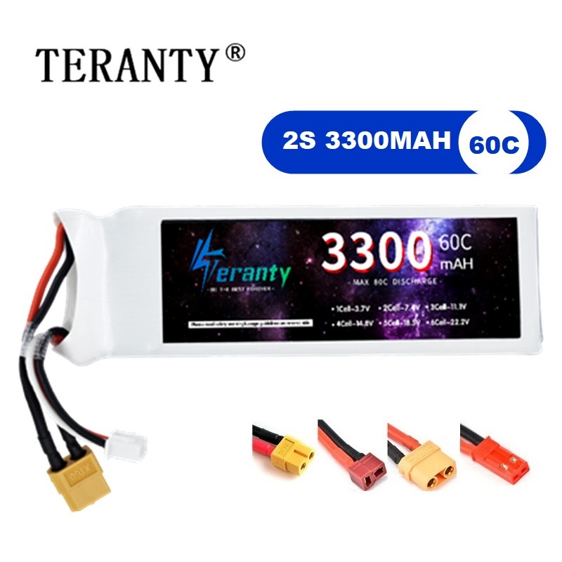 Bateria lipo 2s 7.4v 3300mah 6 - Drone Battery 3S avaliação e preço